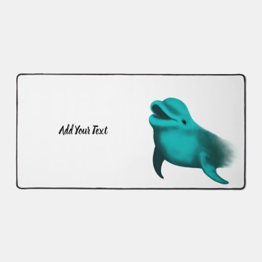 Lucky Dolphin Schreibtischunterlage (Vorderseite)