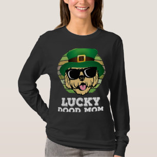 Lucky Dood Mama Niedlich Dood Retro Sunset St Patr T-Shirt