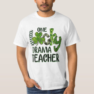Lucky Drama Kleeblatt Lehrer T-Shirt