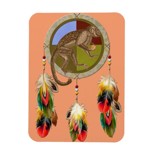 Lucky Dream Monkey Magnet (Vertikal)
