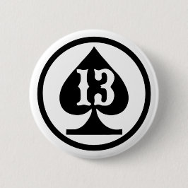 LUCKY DREIZEHN SPADE BUTTON