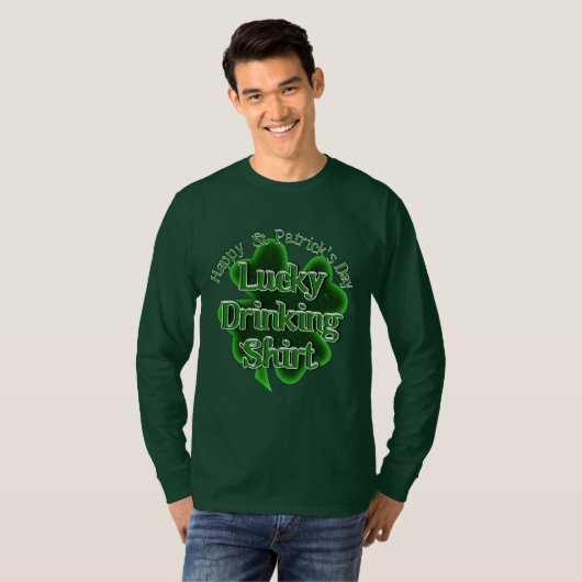 Lucky Drinking Shirt - St. Patrick's Day (Vorne ganz)