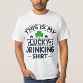 Lucky Drinking  T-Shirt (Vorderseite)