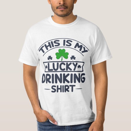 Lucky Drinking  T-Shirt (Vorderseite)