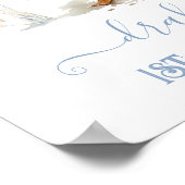 Lucky Duck 1. Geburtstag Begrüßungspposter Poster (Ecke)