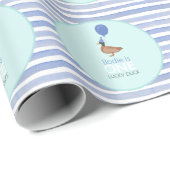 Lucky Duck 1. Geburtstag Geschenkpapier (Rolleneckpunkt)