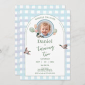Lucky Duck Birthday Invite Photo Any Age Einladung (Vorne/Hinten)