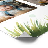 Lucky Duck Boy Erstes Jahr Foto Milestone Zeichen Poster (Ecke)