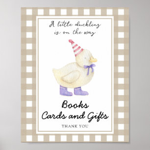 Lucky Duck Buchkarten und Geschenke Poster