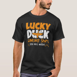 Lucky Duck Jagd-Shirt - Lustiger Entenjäger T-Shirt
