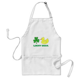 Lucky Duck Kleeblatt Clover Ducky St. Patrick's Da Schürze