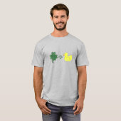 Lucky Duck Kleeblatt Duckie St. Patrick's Day T-Shirt (Vorne ganz)