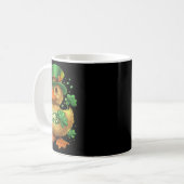 Lucky Duck Kleeblatt Funny St Patricks Day Kaffeetasse (Vorderseite Links)