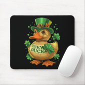 Lucky Duck Kleeblatt Funny St Patricks Day Mousepad (Mit Mouse)