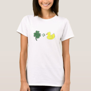 Lucky Duck Kleeblatt Rubber Ducky St. Patrick's Da T-Shirt