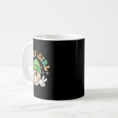 Lucky Duck Lustiger St. Patricks Tag  Kaffeetasse (Vorderseite Links)