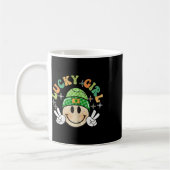 Lucky Duck Lustiger St. Patricks Tag  Kaffeetasse (Links)