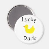 Lucky Duck Magnet (Vorderseite/Rückseite)