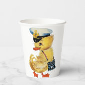 Lucky Duck Party Paper Cups Pappbecher (Rückseite)