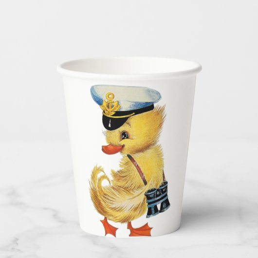 Lucky Duck Party Paper Cups Pappbecher (Rückseite)