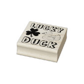 Lucky Duck Rubber Ducky Kleeblatt Clover Gummistempel (Stempel)