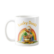 "Lucky Duck" St. Patrick's Day Tasse