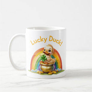 "Lucky Duck" St. Patrick's Day Tasse