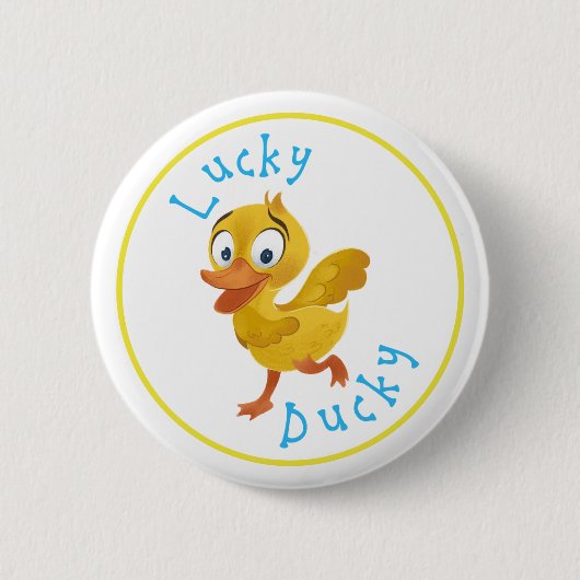 Lucky Ducky Button (Vorderseite)