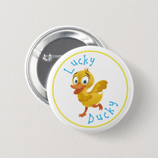 Lucky Ducky Button (Vorne & Hinten)