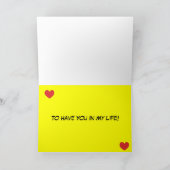 Lucky Ducky Feiertagskarte (Innenseite)