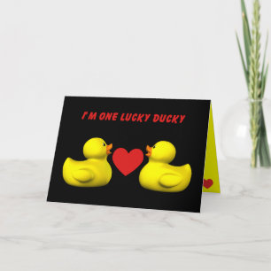 Lucky Ducky Feiertagskarte