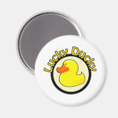 Lucky Ducky Magnet (Vorderseite/Rückseite)