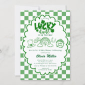 Lucky Dude Baby Shower Einladung (Vorderseite)