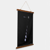 Lucky Eclipse Hanging Tapestry Wandteppich Mit Holzrahmen (Gewinkelt)