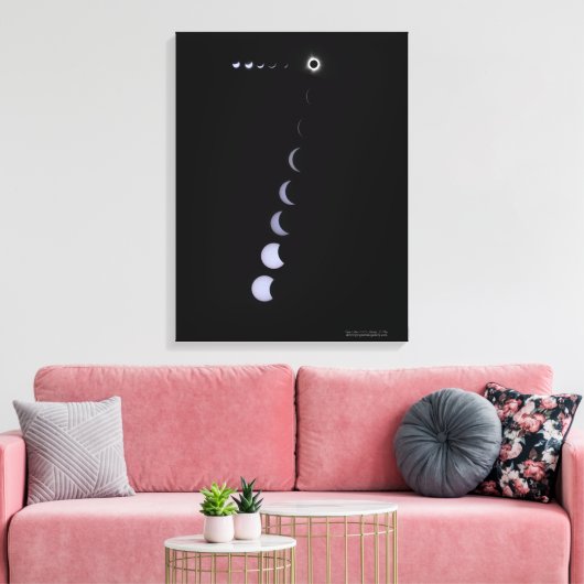 Lucky Eclipse Leinwanddruck (Insitu (Wohnzimmer))