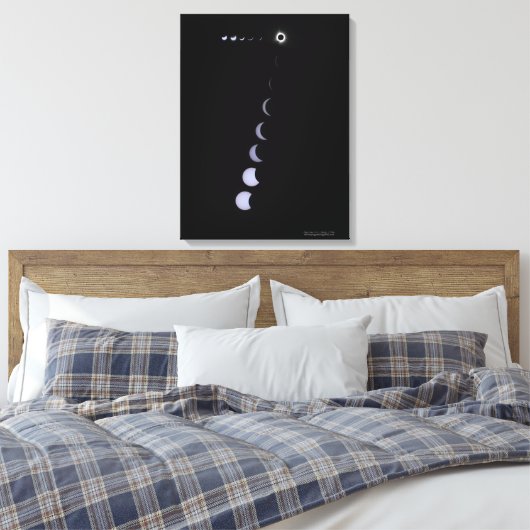 Lucky Eclipse Leinwanddruck (Insitu (Schlafzimmer))