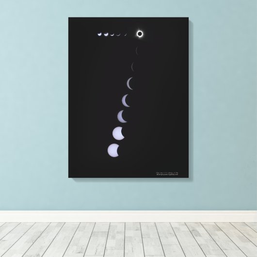 Lucky Eclipse Leinwanddruck (Insitu (Holzboden))