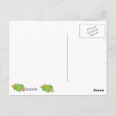 Lucky Eichhörnchen in Clovers Postkarte (Rückseite)