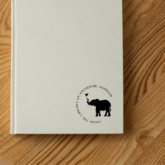 Lucky Elephant modern einfach aus der Bibliothek Gummistempel