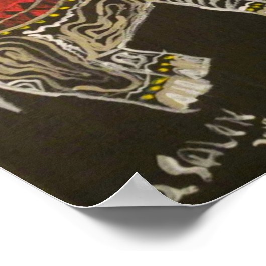 Lucky Elephant Poster (Ecke)