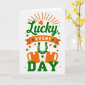 Lucky Every Day Card Karte (Gelbe Blume)
