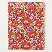 Lucky Eye Floral Pattern Planer (Rückseite)