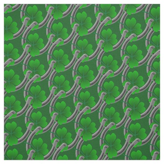 Lucky Fabric St Patrick's Fabric Cotton oder Poly Stoff (Muster)
