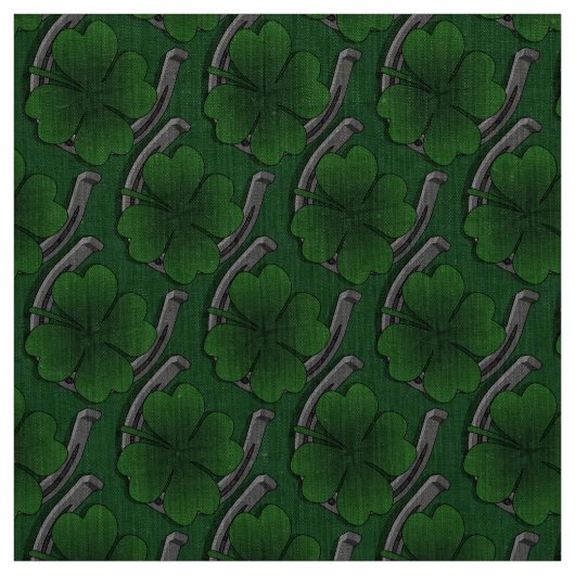 Lucky Fabric St Patrick's Fabric Cotton oder Poly Stoff (Muster)