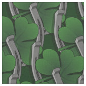 Lucky Fabric St Patrick's Fabric Cotton oder Poly Stoff (Nahaufnahme)
