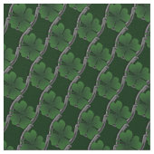 Lucky Fabric St Patrick's Fabric Cotton oder Poly Stoff (Nahaufnahme)