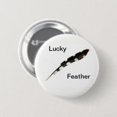 Lucky Feather Abzeichen Button (Vorne & Hinten)