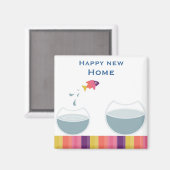 Lucky Fish Magnet (Vorderseite/Rückseite)