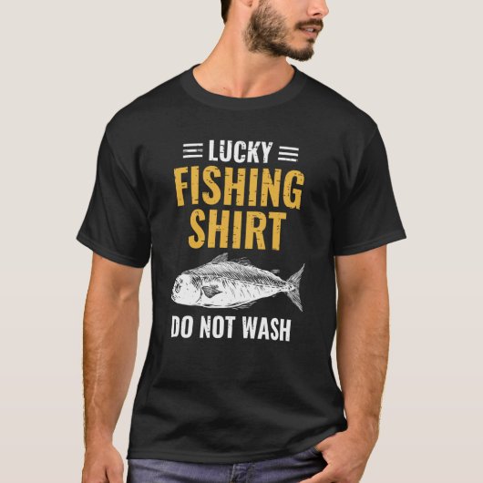 Lucky Fishing for Fish Hunter and Fisherman 25 T-Shirt (Vorderseite)