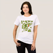 Lucky Flag Tri-Blend Shirt (Vorderseite voll)